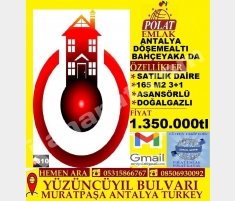 ANTALYA DÖŞEMEALTI BAHÇEYAKADA SATILIK 165 M2 3+1 ... ANTALYA DÖŞEMEALTI BAHÇEYAKADA SATILIK 165 M2 3+1 ...