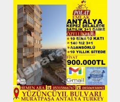 ANTALYA KEPEZ ŞELALEDE SATILIK 140 M2 3+1 DAİRE 90... ANTALYA KEPEZ ŞELALEDE SATILIK 140 M2 3+1 DAİRE 90...