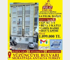 ANTALYA KEPEZ YENİEMEKTE SATILIK 125 M2 3+1 SATILI... ANTALYA KEPEZ YENİEMEKTE SATILIK 125 M2 3+1 SATILI...