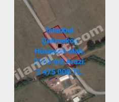İstanbul Çekmeköy Hüseyinli Mah.Satılık 2125 m2 A... İstanbul Çekmeköy Hüseyinli Mah.Satılık 2125 m2 A...
