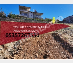 TECDE GEDİKTE 3 KATA İMARLI ARSA 566 M2 TECDE GEDİKTE 3 KATA İMARLI ARSA 566 M2
